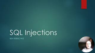 About: SQL Injections