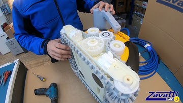 How to disassemble and substitute track to the pool Dolphin Maytronics Supreme, Explorer robot