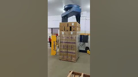 Lantech S-300 Semi-automatic Straddle Type Stretch Wrapper