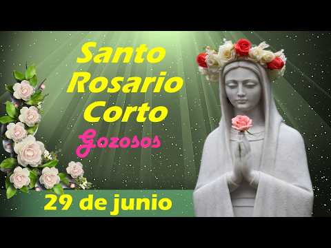 Santo Rosario corto de hoy lunes 29 de junio 🌹 Misterios Gozosos🌹