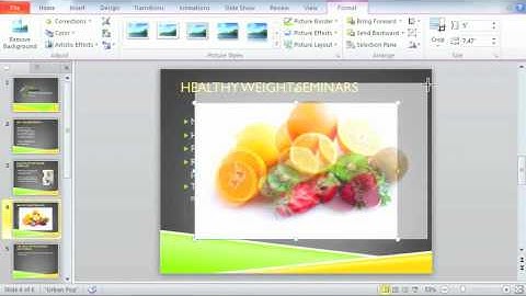 Documents PowerPoint 2010 Training: Insert images.m4v