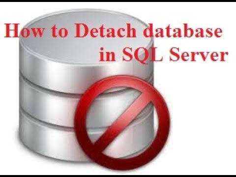How to Detach database in SQL Server