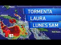 Tormenta tropical Laura: boletín del lunes a las 5am