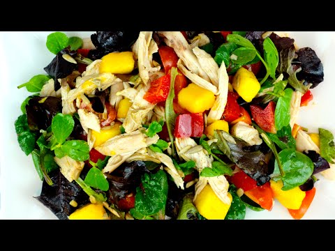 Vídeo: Receita de salada de frango: 7 principais