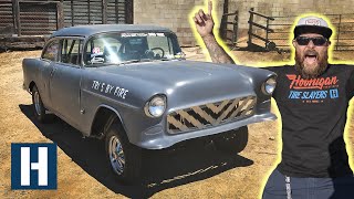 600HP Chevy Bel Air Drag Car Gets a Plasma Cut Custom Grille! Gasser Upgrades screenshot 5