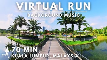Virtual Running Video For Treadmill With Music in Titiwangsa Park, Malaysia #virtualrunningtv