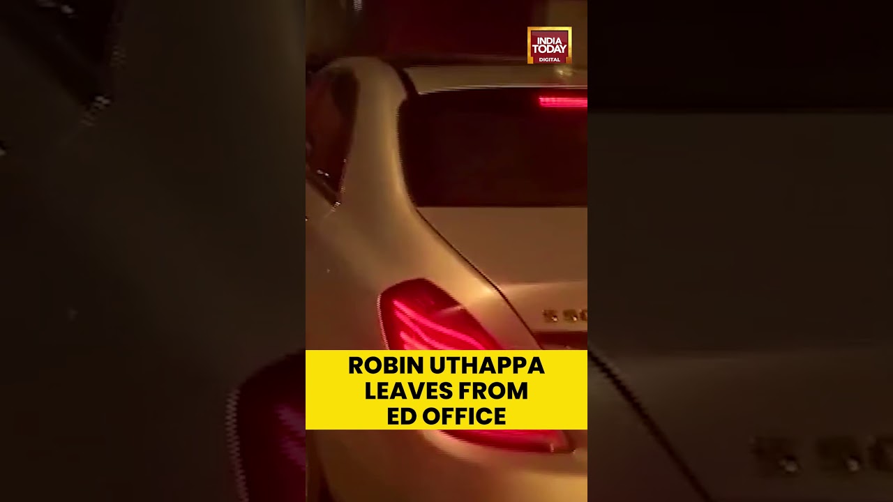 Robin Uthappa Leaves From ED Office | India Today