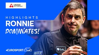 Ronnie O'Sullivan in cruise control vs Jackson Page 🤩 | 2024 World Snooker Championship Highlights