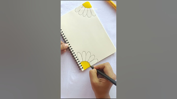 Aesthetic cover page idea for school projects and journals 🤍💛✨ #shorts #youtubeshorts