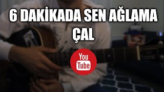 Badem - Sen Ağlama BARESİZ GİTAR DERSİ (Kolaylaştırılmış Versiyon) Resimi