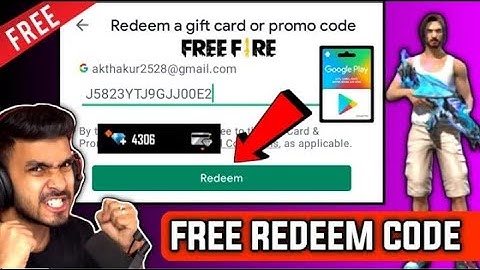 Free Fire Free Unlimited Redeem Code 2022 l How To Get Free Redeem Code No App, No Paytm l Free Fire