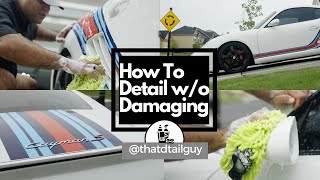 How to detail without damaging - *Rare Martini Edition Porsche Cayman*