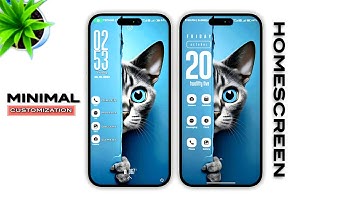 Minimal Miui Customization ⚡ Minimal Nova Launcher Setup 2023 |Miui14/13  Themes|Customize Zone