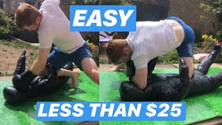 HOW To Make The ULTIMATE Homemade MMA DUMMY Punch Bag! Ground and Pound & BJJ! TUTORIAL!