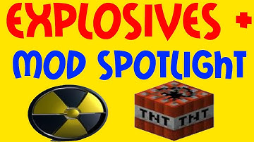 Minecraft Mod Spotlight - Explosives + | Biomebuster, Novabomb, Plasma Lasers, and more!