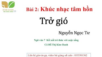 Bài giảng Trở gió của Nguyễn Ngọc Tư- Ngữ văn 7 kết nối