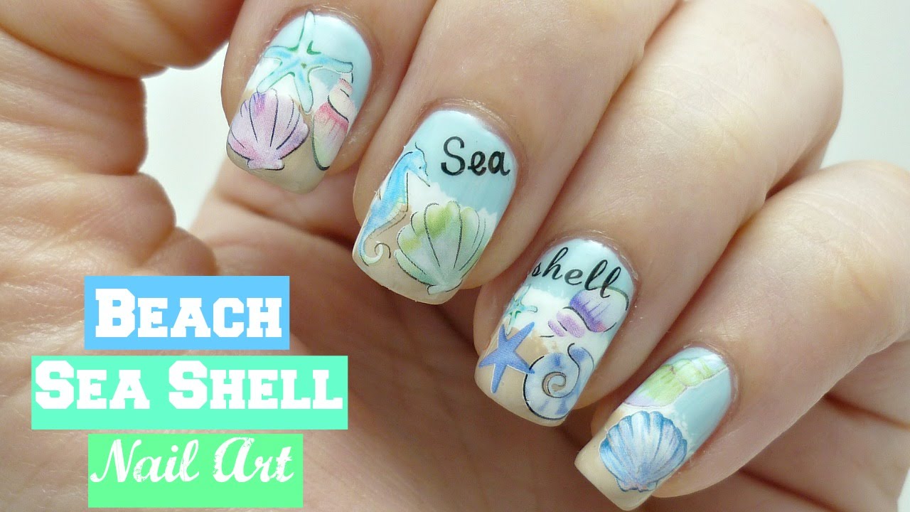 Sea Shell Nail Design Ideas - wide 9