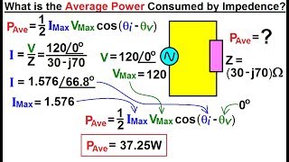 electrical engineering: ch 12 ac power (8 of 38) how to calculate average power? (impedance)
