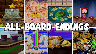 Mario Party: Every Board Ending Cutscene (1998, Nintendo 64)