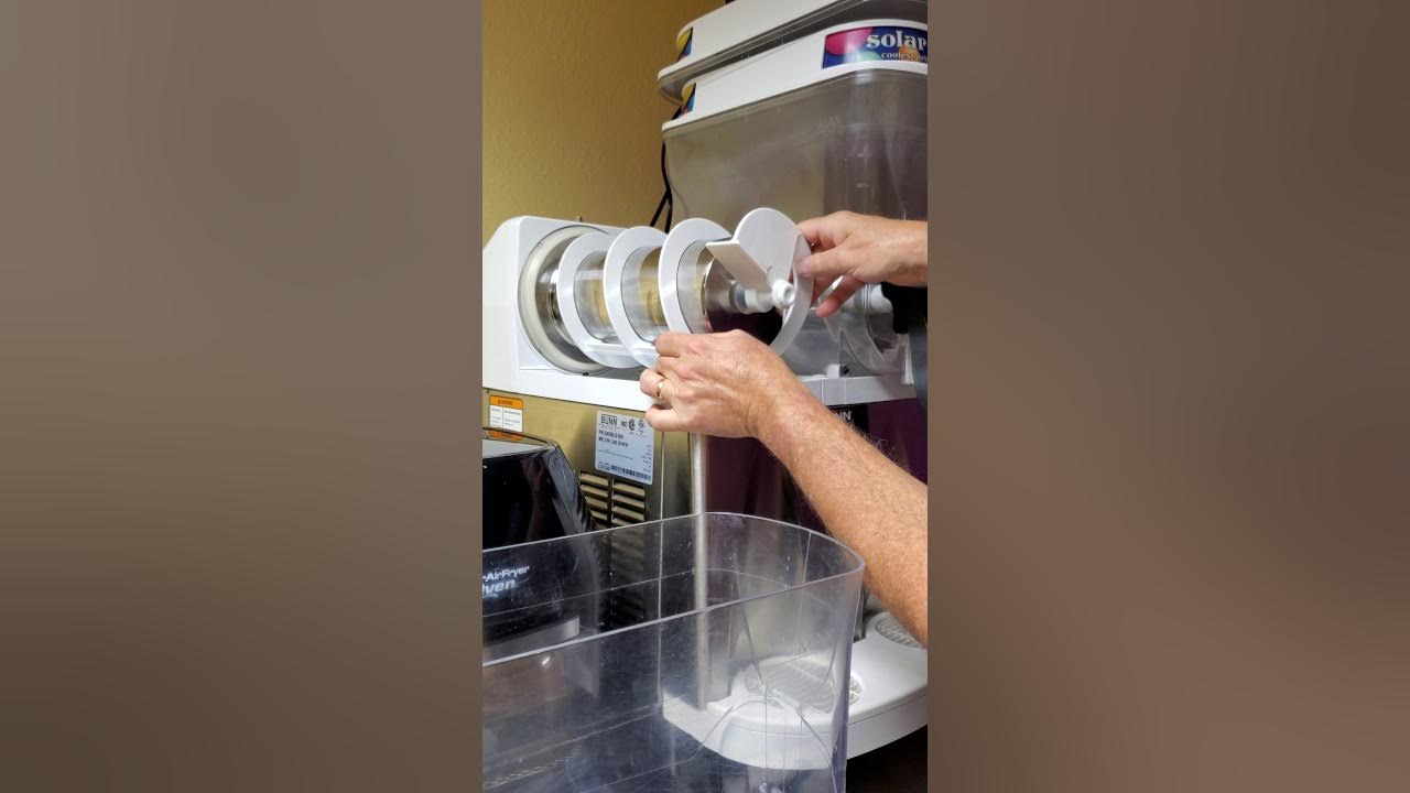 How to disassemble Slushy machine for cleaning YouTube