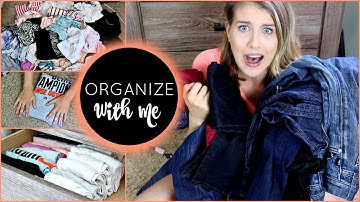 Dresser Declutter & Organization | KonMari Folding Method