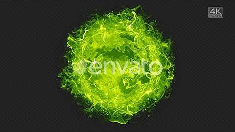 Green Magic Orb | Motion Graphics - Envato elements