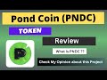 What is pond coin pndc coin  review about pndc token