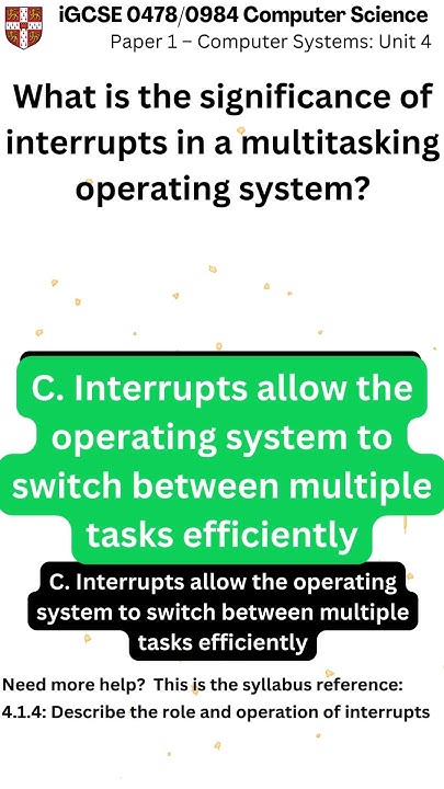 iGCSE Computer Science 0478 0984 Paper 1 Unit 4 q022 v1 - YouTube