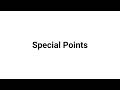 Special Points