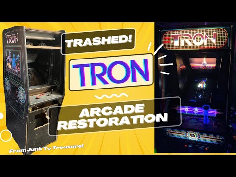 'Trashed' Tron Arcade