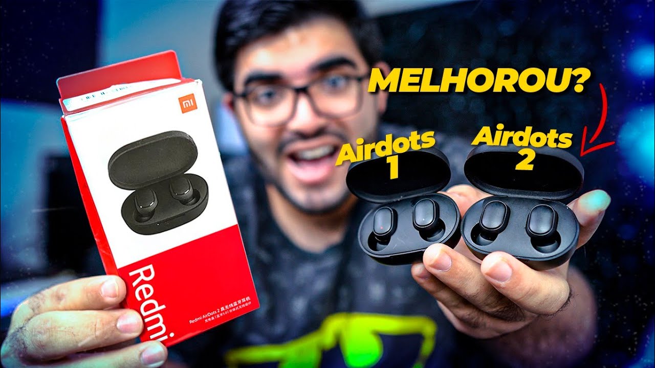 COM ELE! O NOVO REDMI AIRDOTS 2! QUE CONEXÃO INCRÍVEL, MELHOROU MUITO!! 😍😍