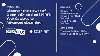 Open edX 101: Unlocking the Potential of Advanced eLearning with Open edX and edSPIRIT