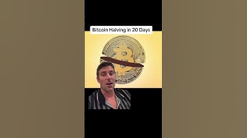 Bitcoin halving is in 20 days #bitcoin #bitcoinhalving #bitcoinhalving2024 #bitcoinmining