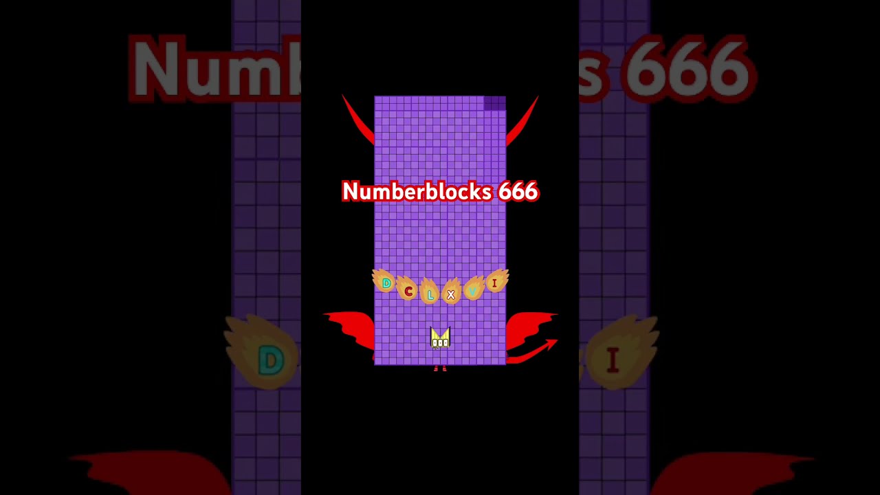 Numberblocks 666 Fanmade Character Devil Fanmadecontent Shorts