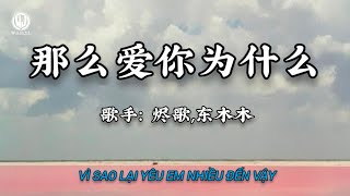 烬歌 - 那么爱你为什么 (离开你是傻是对是错) || Vì Sao Lại Yêu Em Nhiều Đến Vậy - Tẫn Ca, 东木木) (Lyrics 抖音版2026)