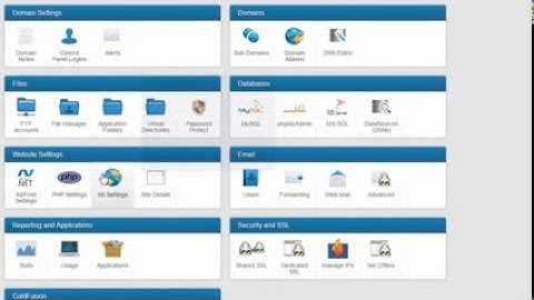 Manage Application Folders via WCP Control Panel with Hostek.com