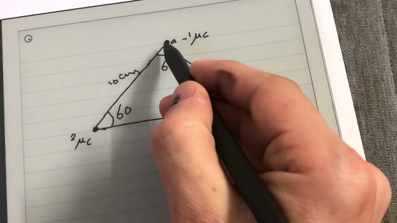 حل مسائل متنوعة على القوة الكهربائية والمجال الكهربائي فيزياء حادي عشر علمي