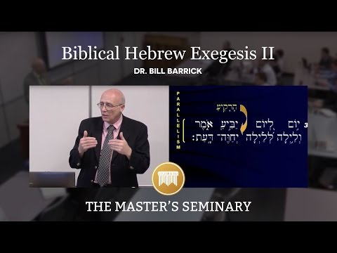 William D. Barrick teaching lesson 22