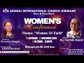 Adonai international church germany highlights from womens conference 2022