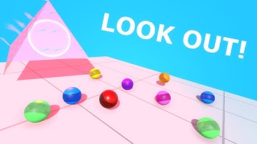 Multiply and Escape the Pyramid! - Marble Race in Unity