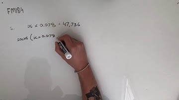 FM184 Further Maths Fortify Study Guide - "Calculting Payments and Percentages from a Perpetuity"