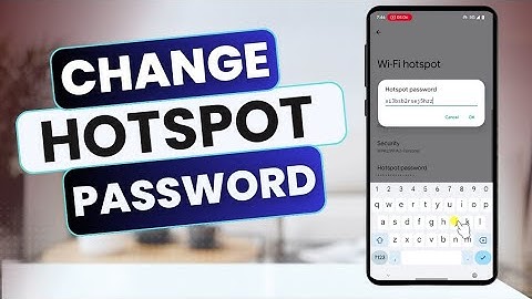 how to change Hotspot password in android | hotspot ka password kaise change kare #video 