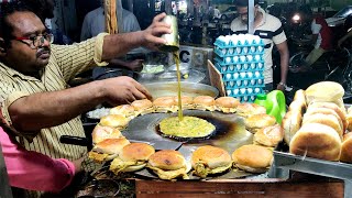 Master of Egg Burger in India - Anda Bun of Nagpur | Egg Recipe of Indian Street Food