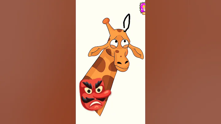 Braindom Draw Puzzle - I Repair The Horn Of Giraffe 🦒 #shorts #gaming #viral