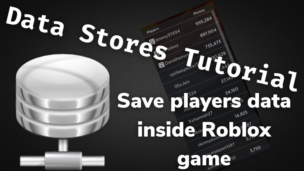How to save data within Roblox | Roblox Datastore Tutorial - YouTube