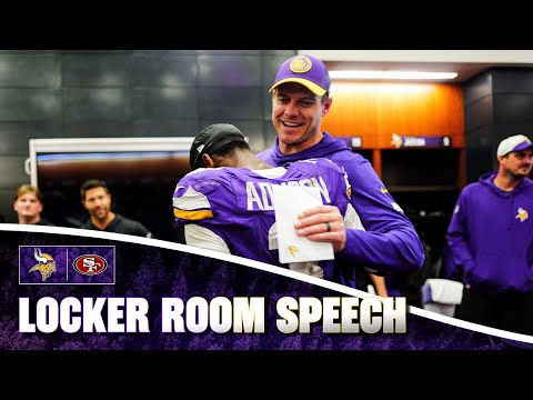 Kevin O’Connell’s Locker Room Speech After Win vs. San Francisco 49ers