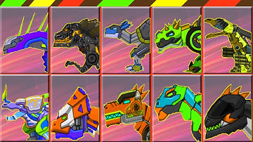 Dino Robot Dino Corps Recolor 05 - Game Lắp ráp robot Khủng long chiến đấu Đặc Biệt 5