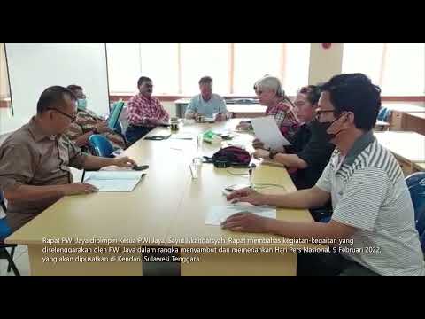 Rapat Kegiatan PWI Jaya Jelang HPN 2022