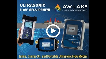 AW-Lake Presents the Portable Ultrasonic Flow Meter