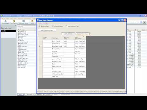 Vídeo: Como altero o nome de um item no QuickBooks?